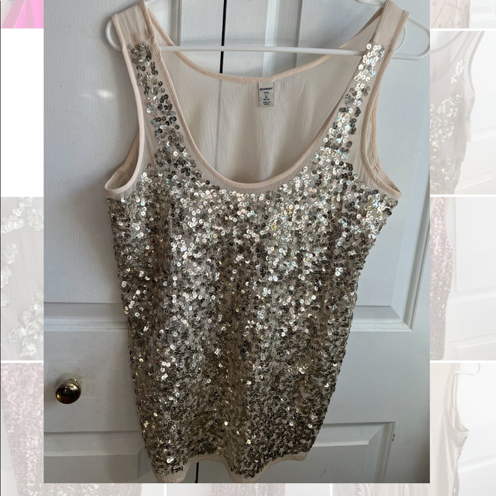 Sequin top